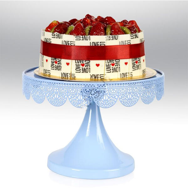 Tahtakale Toptancı Metal Cupcake Standı Mavi Kek Standı