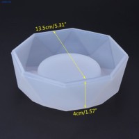Tahtakale Toptancı Epoksi Silikon Kalıp Küllük Kalıbı Kristal  Model 13.5 CM