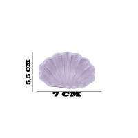 Tahtakale Toptancı Polyester İstiridye Deniz Kabuğu Şekilli 7 CM (25 Adet)  Sedef