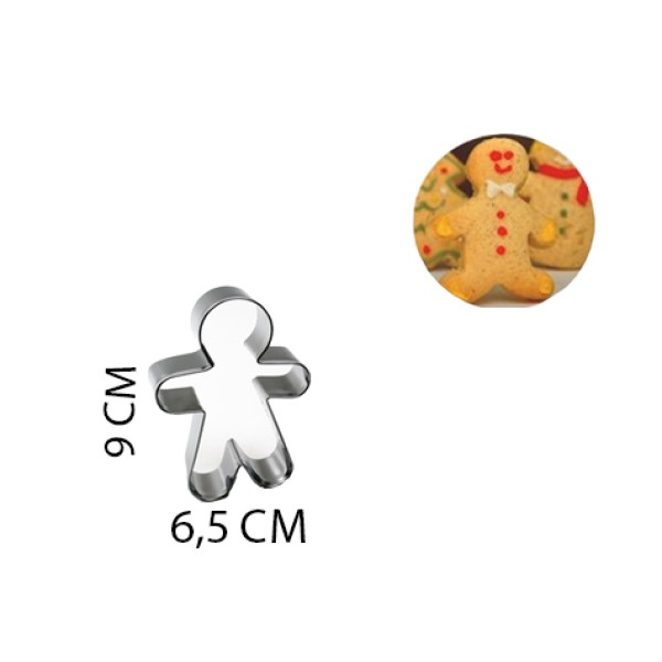 Tahtakale Toptancı Kek Ve Kurabiye Kalıbı Orta Boy Kopat Kurabiye Adam 9X6.5 CM