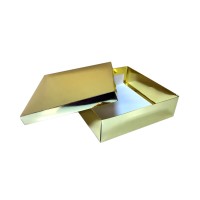 Tahtakale Toptancı Komple Karton Kutu 35X35X10 CM (10 Adet)  Gold