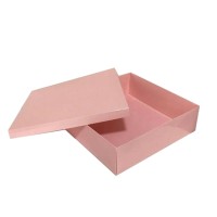 Tahtakale Toptancı Komple Karton Kutu 35X35X10 CM (10 Adet)  Pembe