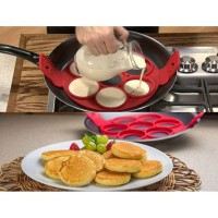 Tahtakale Toptancı Silikon Pancake Kalıbı Ve Pankek Pişirme Kalıbı Krep Kalıbı 7 li