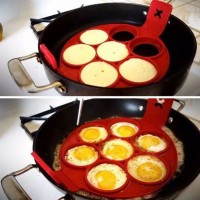 Tahtakale Toptancı Silikon Pancake Kalıbı Ve Pankek Pişirme Kalıbı Krep Kalıbı 7 li
