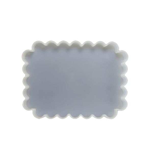 Tahtakale Toptancı Epoksi Silikon  Kalıp Fırfırlı  Tepsi Kalıbı 14 X 19 CM