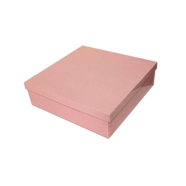 Tahtakale Toptancı Komple Karton Kutu 35X35X10 CM (10 Adet)  Pembe