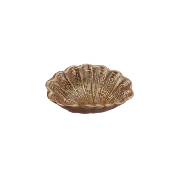 Tahtakale Toptancı Polyester İstiridye Deniz Kabuğu Şekilli 7 CM (25 Adet)  Gold