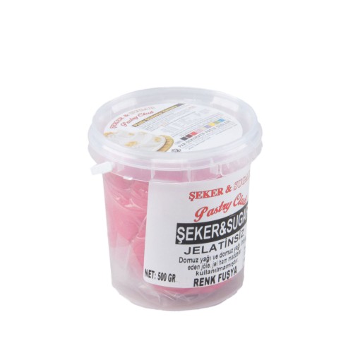 Şeker Sugar Şeker Hamuru Pasta Süsleme Hamuru 500 Gr   Fuşya