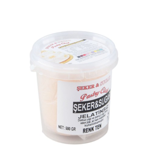 Şeker Sugar Şeker Hamuru Pasta Süsleme Hamuru 500 Gr   Ten Rengi