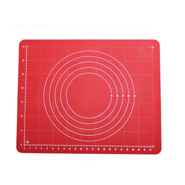 Tahtakale Toptancı Silikon Ölçüsü Hamur Açma Matı M09  50X40 CM
