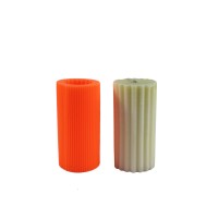 Tahtakale Toptancı Silikon Tırtıklı Mum Kalıbı 14.5X7 CM  Mum-31