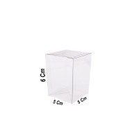 Tahtakale Toptancı Asetat Kutu 5X5X6 CM (50 Adet)