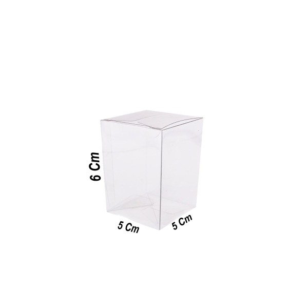 Tahtakale Toptancı Asetat Kutu 5X5X6 CM (50 Adet)