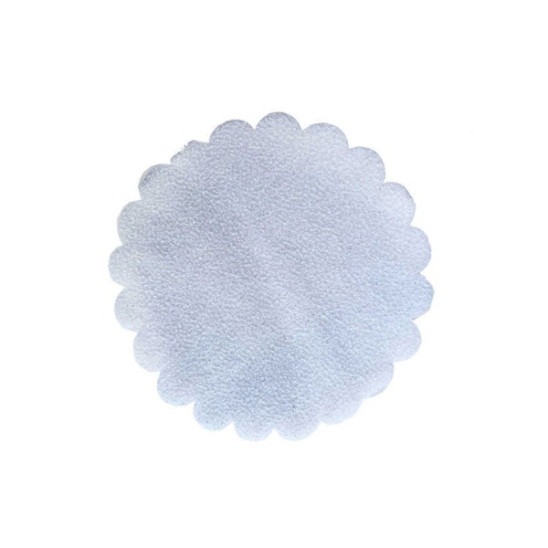 Tahtakale Toptancı Karlı Organze Hazır Kesilmiş Tül 18 Cm (100 Adet)  Beyaz