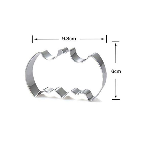 Tahtakale Toptancı Kek Kurabiye Ve Pasta Kalıbı Metal Şekilli Batman 9.3X6 CM