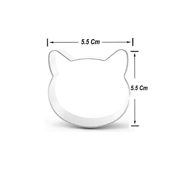 Tahtakale Toptancı Kek Kurabiye Ve Pasta Kalıbı Metal Şekilli Hello Kitty 5.5X5.5 CM