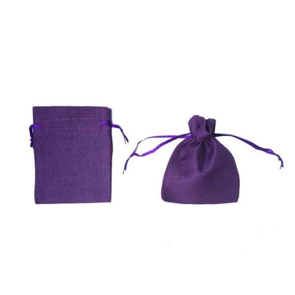 Tahtakale Toptancı Kına Çerez Kesesi Naturel 9X12 Cm (20 Adet)  Mor