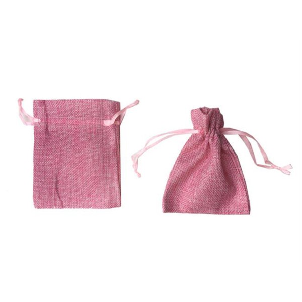 Tahtakale Toptancı Kına Çerez Kesesi Naturel 9X12 Cm (20 Adet)  Pembe