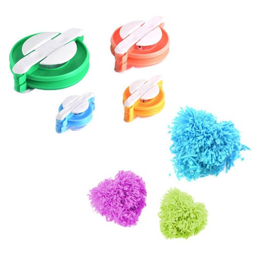 Knitting Loom Pon Pon Yapma Makinası 4'lü Set