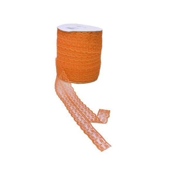 Tahtakale Toptancı Kurdela Dantelli  Çift 2 Katlı 5 Cm (100 Metre)  Somon