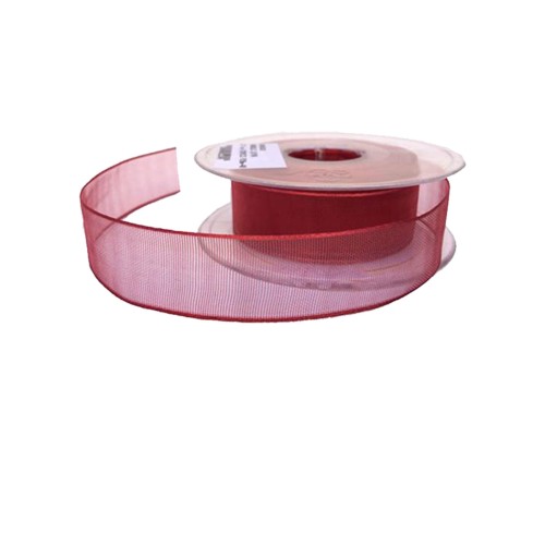 Şifon Kurdele 4 Cm (20 Metre)  Kırmızı