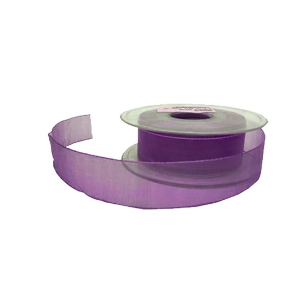 Tahtakale Toptancı Şifon Kurdele 4 Cm (20 Metre)  Mor