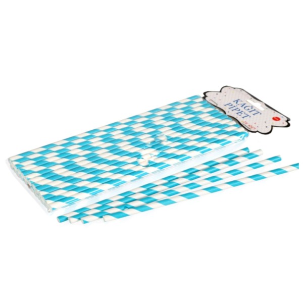 Tahtakale Toptancı Pipet Kağıt Spiral Modeli (25 Adet) Mavi Tahtakale Toptancı Pipet Kağıt Spiral Modeli (25 Adet) Mavi