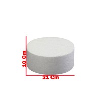 Tahtakale Toptancı Strafor Pasta Tek  Katlı (Strafor Stand Tek  Katlı) 21 CM