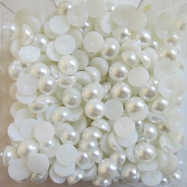 Tahtakale Toptancı Yarım İncı Yuvarlak 10 Mm 250 Gr  Beyaz