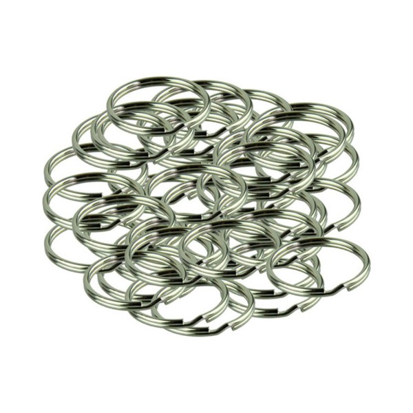 Tahtakale Toptancı Anahtarlık Halkası Metal 2.2 Cm (50 Adet)