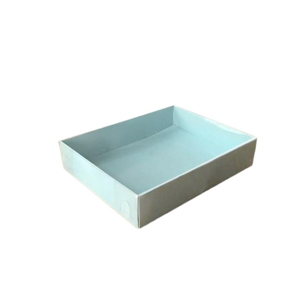 Tahtakale Toptancı Asetat Kapaklı Karton Kutu 12X15X3 (25 Adet)  Mavi