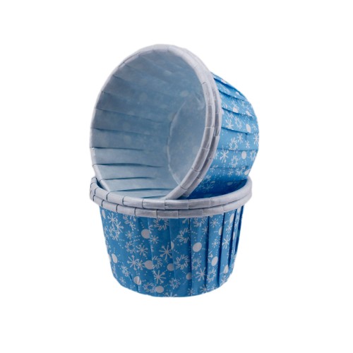Cupcake Kalıbı Orta Boy 50*39 Mm KAR DESENLİ (50 Adet) Kar Desenli Mavi Cupcake Kalıbı Orta Boy 50*39 Mm KAR DESENLİ (50 Adet) Kar Desenli Mavi