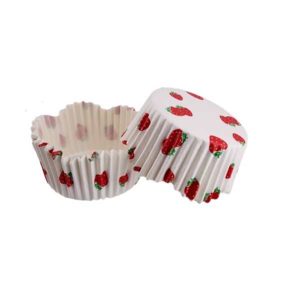 Tahtakale Toptancı Cupcake Kalıbı Pet Kapsül Dalgalı Kek Kalıbı 65X38 MM (100 Adet) Çilek Desenli Tahtakale Toptancı Cupcake Kalıbı Pet Kapsül Dalgalı Kek Kalıbı 65X38 MM (100 Adet) Çilek Desenli