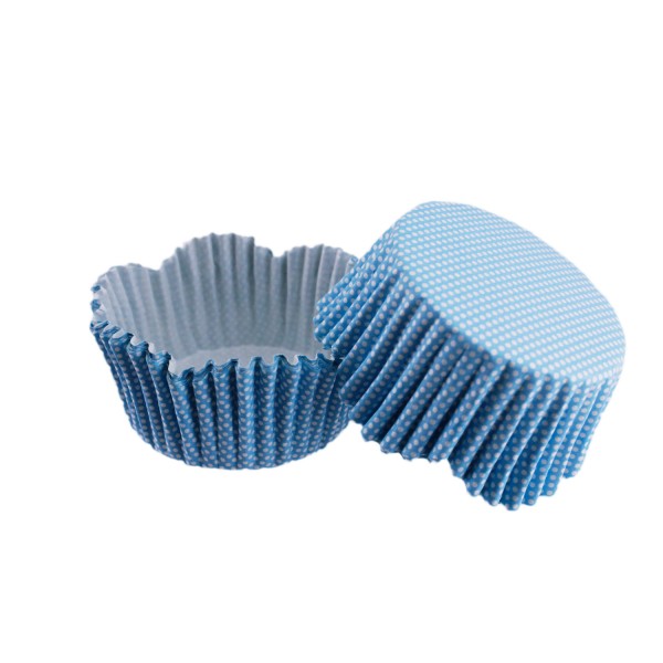 Tahtakale Toptancı Cupcake Kalıbı Pet Kapsül Dalgalı Kek Kalıbı 65X38 MM (100 Adet) Mavi Küçük Puanlı Tahtakale Toptancı Cupcake Kalıbı Pet Kapsül Dalgalı Kek Kalıbı 65X38 MM (100 Adet) Mavi Küçük Puanlı
