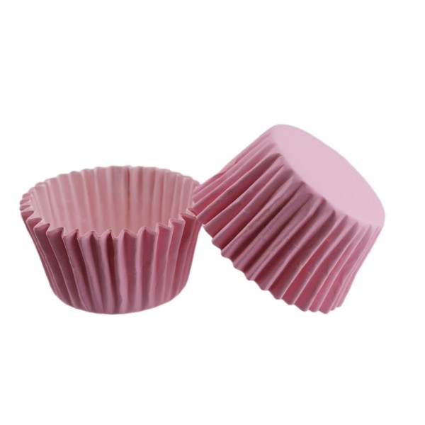 Tahtakale Toptancı Cupcake Kalıbı Pet Kapsül  Kek Kalıbı 48X34 MM (100 Adet)  Pembe