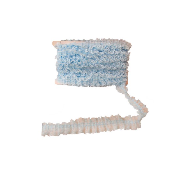 Tahtakale Toptancı Dantelli Kurdele 4.2 Cm (18 Metre)  Mavi