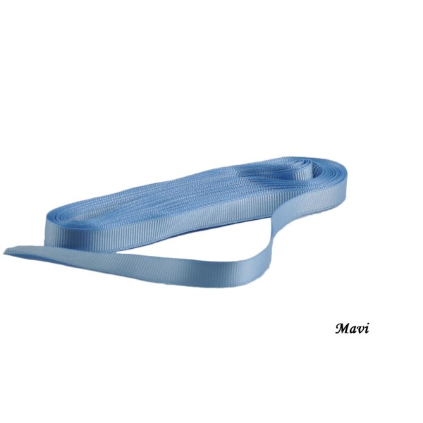 Tahtakale Toptancı Grogren  Kurdele 1 Cm Yerli (10 Metre)  Mavi