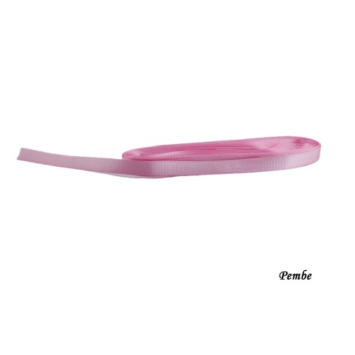 Grogren  Kurdele 1 Cm Yerli (10 Metre)  Pembe