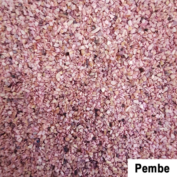 Tahtakale Toptancı Kabuk Kumu (Öğütülmüş Deniz Kabuğu)  Pembe