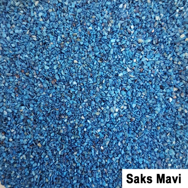 Tahtakale Toptancı Kabuk Kumu (Öğütülmüş Deniz Kabuğu)  Saks Mavi