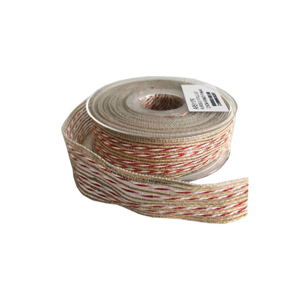 Tahtakale Toptancı Kanaviçe Kurdele Kenarı Fitilli 2.5 CM (10 Metre) Kırmızı Tahtakale Toptancı Kanaviçe Kurdele Kenarı Fitilli 2.5 CM (10 Metre) Kırmızı