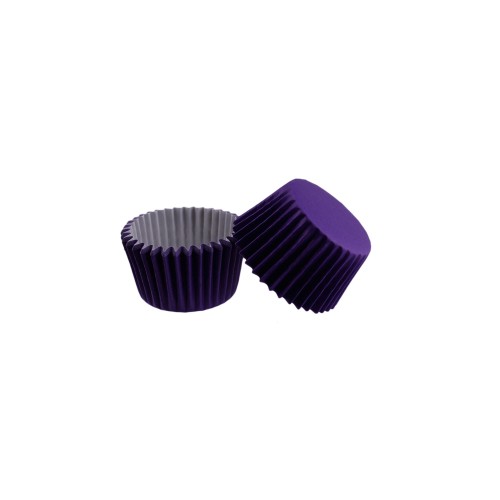 Kek Kalıbı Pet Kapsül 52X45 MM Kağıt Cupcake Kalıbı (100 Adet)  Mor