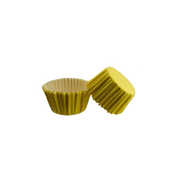 Tahtakale Toptancı Kek Kalıbı Pet Kapsül 52X45 MM Kağıt Cupcake Kalıbı (100 Adet)  Sarı