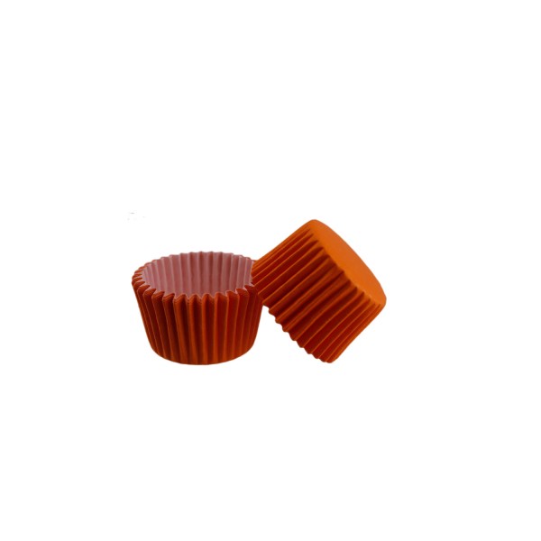 Tahtakale Toptancı Kek Kalıbı Pet Kapsül 52X45 MM Kağıt Cupcake Kalıbı (100 Adet)  Turuncu