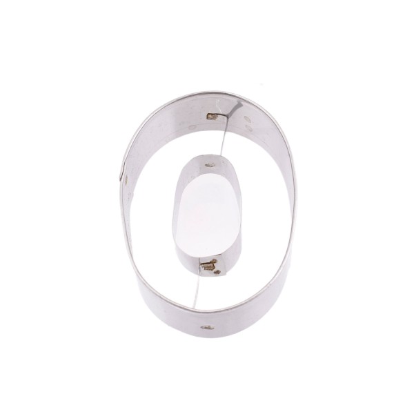 Tahtakale Toptancı Kek Kurabiye Ve Pasta Kalıbı Metal  0 Sıfır Sayı Büyük Boy Rakam 8.5 CM