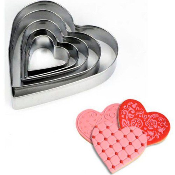 Tahtakale Toptancı Kek Kurabiye Ve Pasta Kalıbı Metal Kalp Modeli 5 Li Set Tahtakale Toptancı Kek Kurabiye Ve Pasta Kalıbı Metal Kalp Modeli 5 Li Set