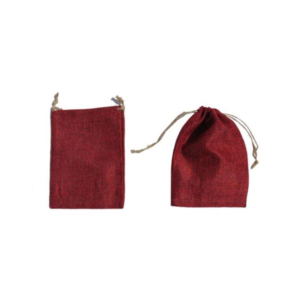 Tahtakale Toptancı Kına Çerez Kesesi Naturel 9X12 Cm (20 Adet)  Kırmızı
