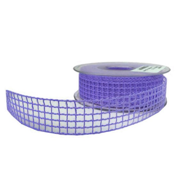 Tahtakale Toptancı Kurdele Kanaviçe File Modeli 2 CM (20 Metre) Lila Tahtakale Toptancı Kurdele Kanaviçe File Modeli 2 CM (20 Metre) Lila
