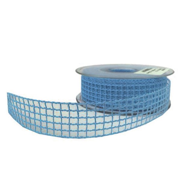 Tahtakale Toptancı Kurdele Kanaviçe File Modeli 2 CM (20 Metre)  Mavi