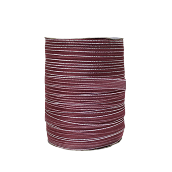 Tahtakale Toptancı Organze Kurdele 1 CM Kenarı Şeritli  (457 Metre)  Bordo